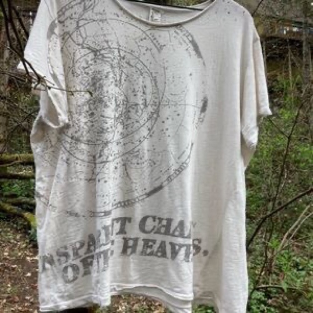 Magnolia Pearl “Chart of the Heavens” tee, EUC
